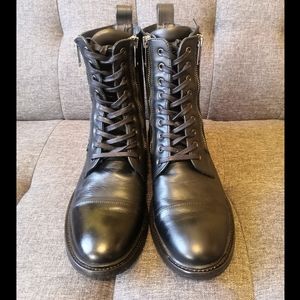 Thursday Lace Up Leather Combat Boots